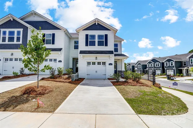 a front view of a house with entertaining space
