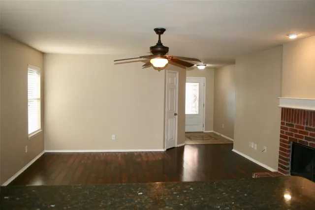 a view of livingroom with hardwood floor