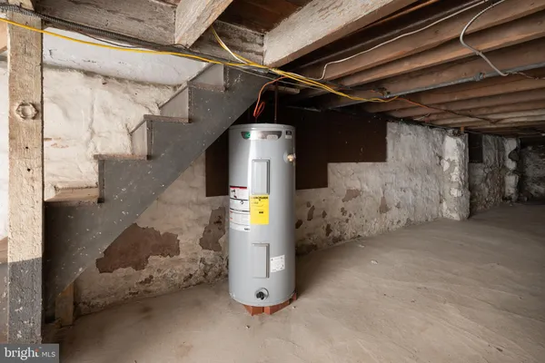 a view of a storage room