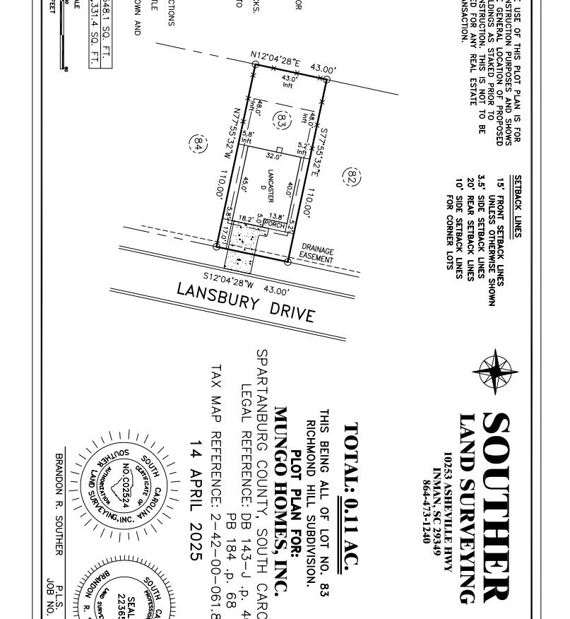 12065 Lansbury Drive Inman, SC 29349 - Photo 5 of 29