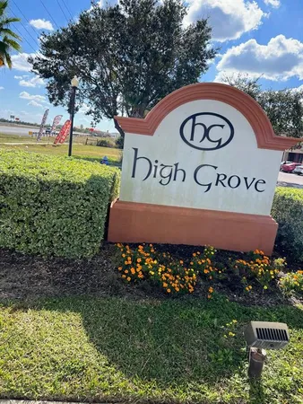 a view of outdoor space with sign board