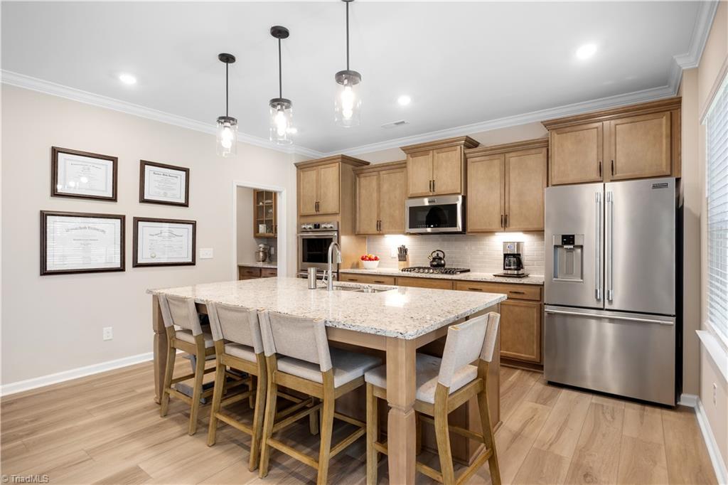 180 Moravian Advance, NC 27006 - Photo 2 of 34 Chef's dream kitchen with professional-grade appliances.