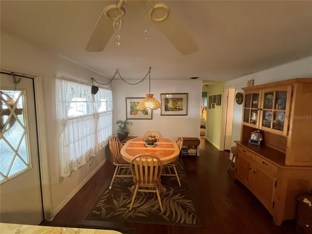 a outdoor space with furniture