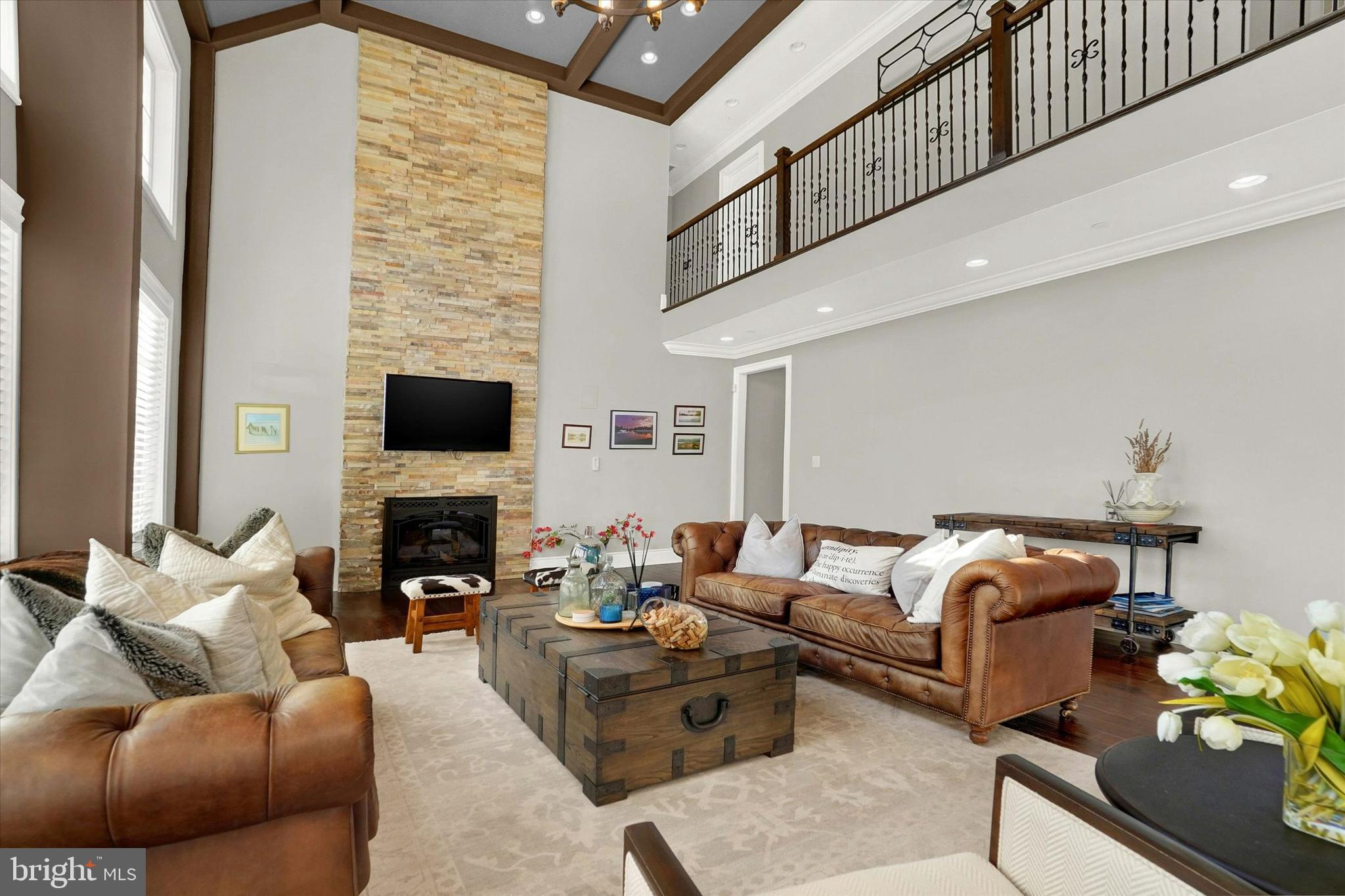 14507 Ventry Farm Court Sparks Glencoe, MD 21152 - Photo 20 of 87 a living room with furniture and a fireplace
