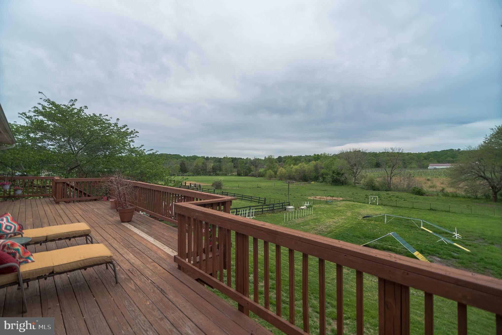 Beautiful views from the back deck