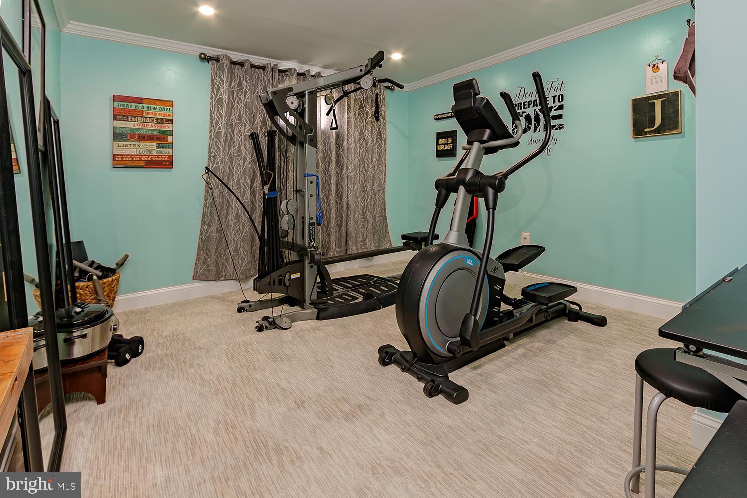 91 Ark Road Lumberton, NJ 08048 - Photo 30 of 46 Exercise room with Bowflex and Nordic eliptical