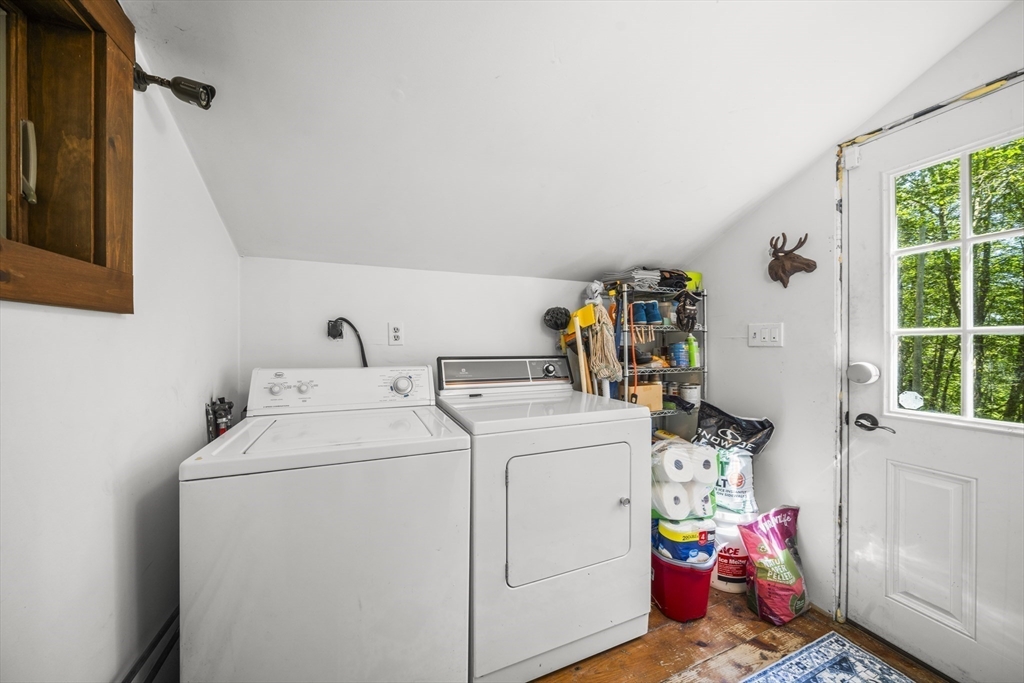 180 Holtshire Road Orange, MA 01364 - Photo 15 of 22 a utility room with dryer and washer