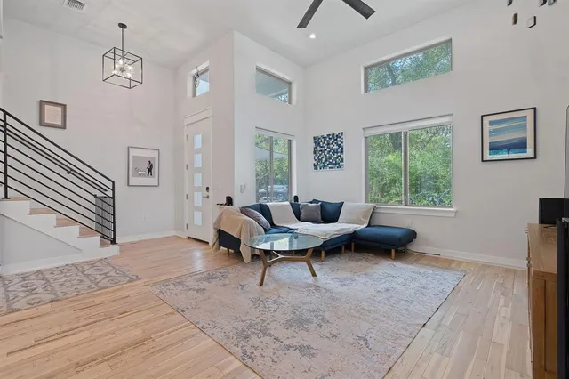a kitchen with wooden cabinets and a stove top oven