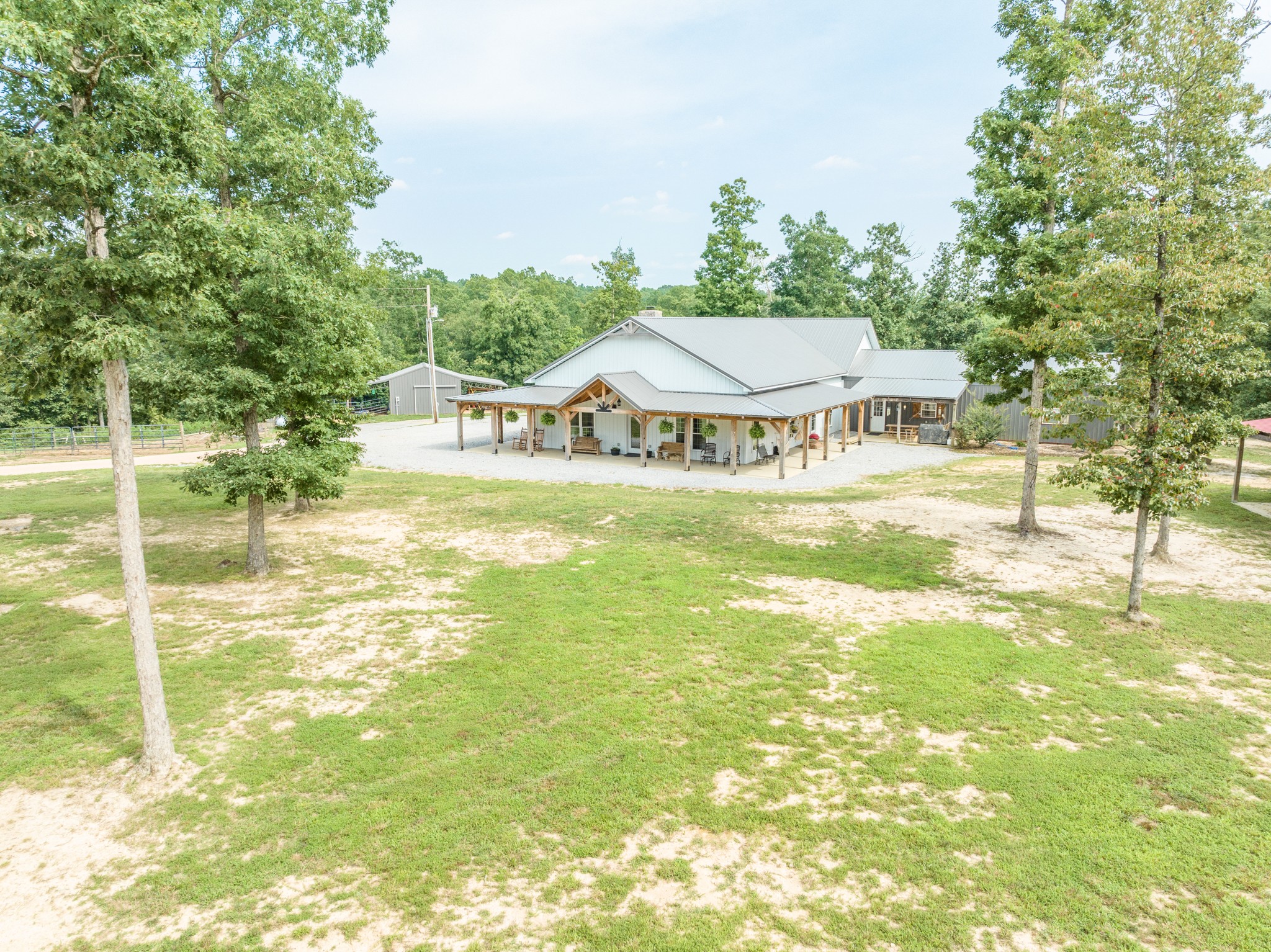 2790 9 Mile Ridge Road Duck River, TN 38454 - Photo 47 of 70 a view of an outdoor space and swimming pool