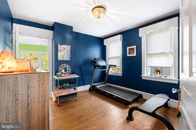 a room with furniture and window