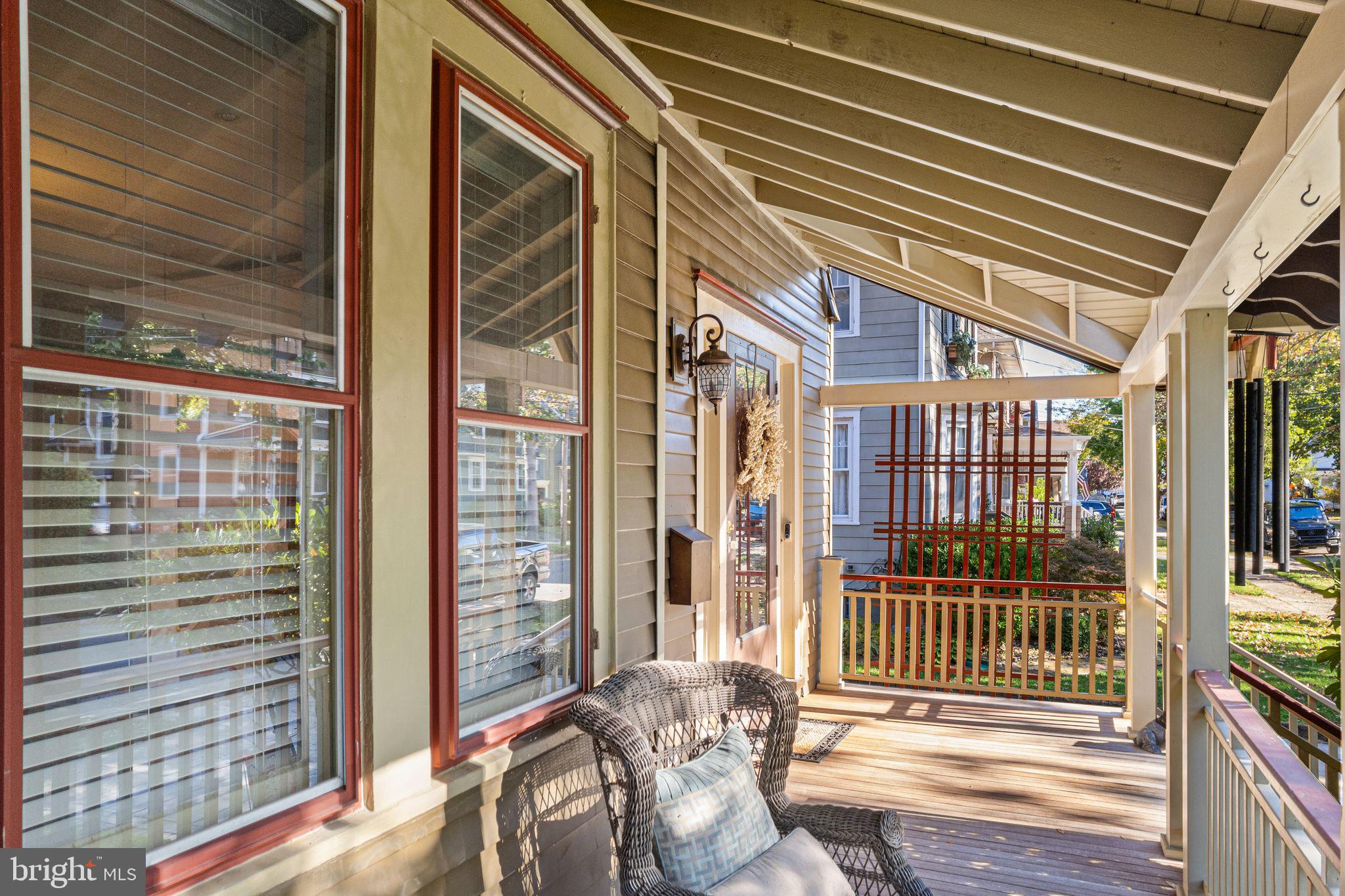 63 Trueman Avenue Haddonfield, NJ 08033 - Photo 43 of 46 a view of a balcony with a potted plant