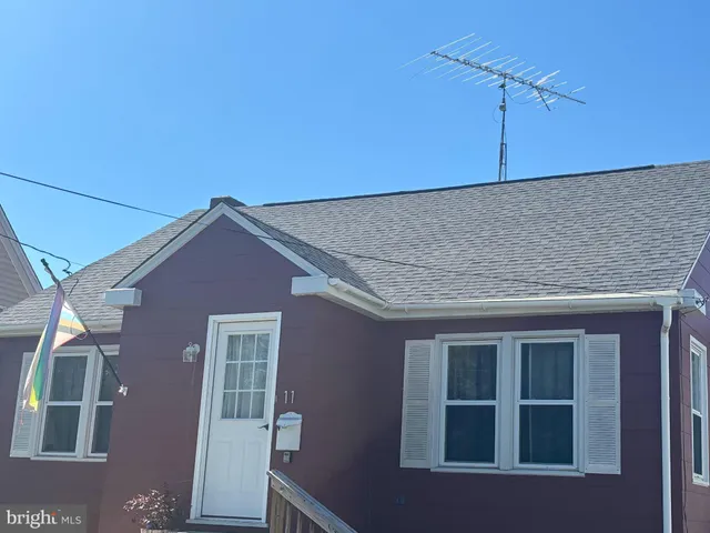 a front view of a building