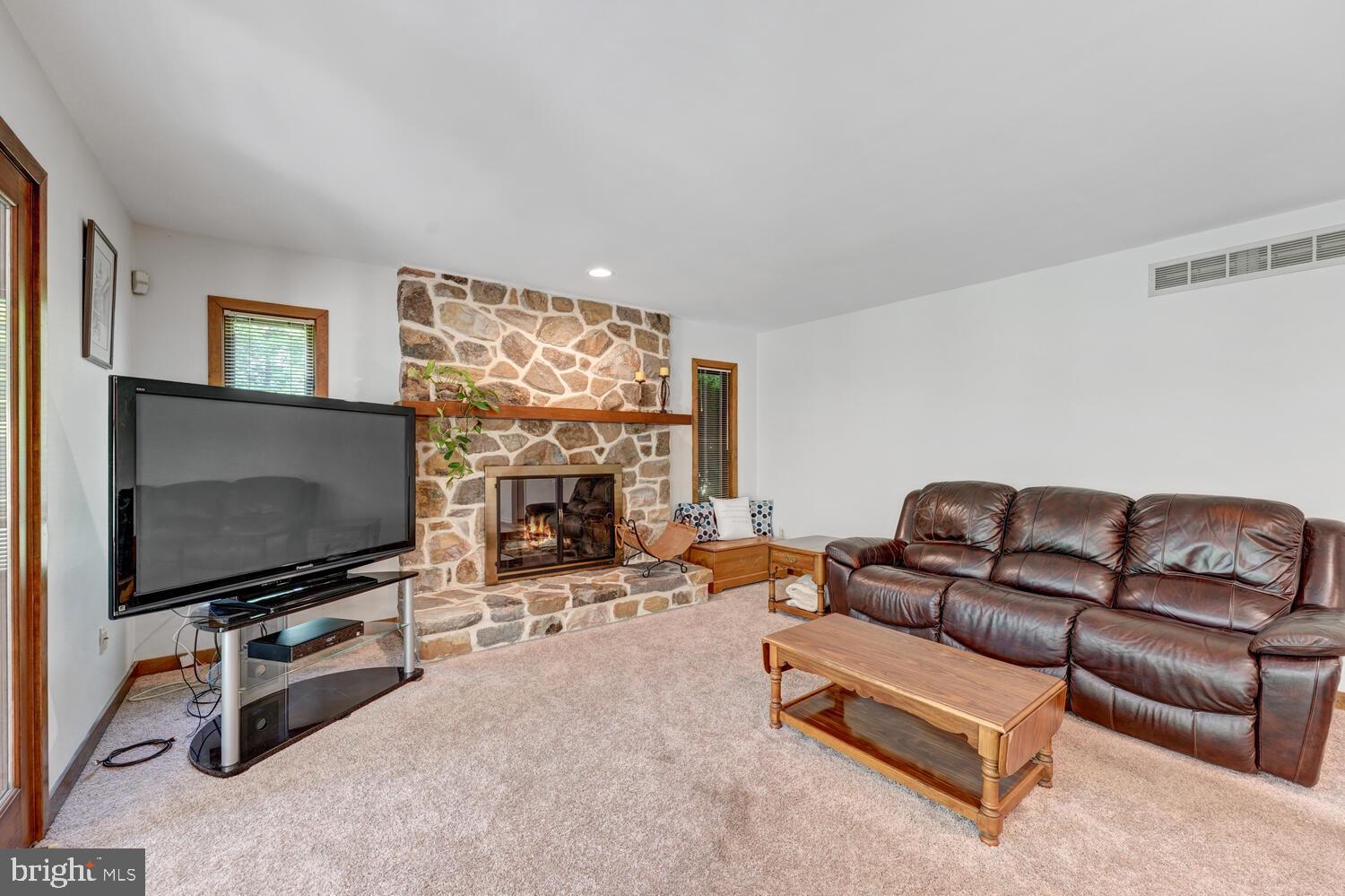 813 Marlboro Spring Road Kennett Square, PA 19348 - Photo 11 of 57 Stone Fireplace