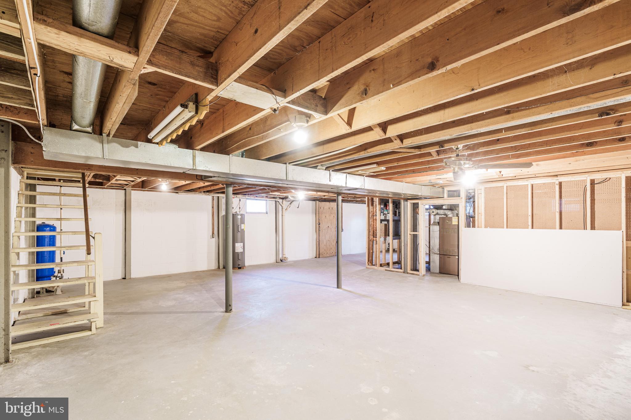 411 New Bridge Road Rising Sun, MD 21911 - Photo 10 of 15 Unfinished basement with Bilco doors to backyard