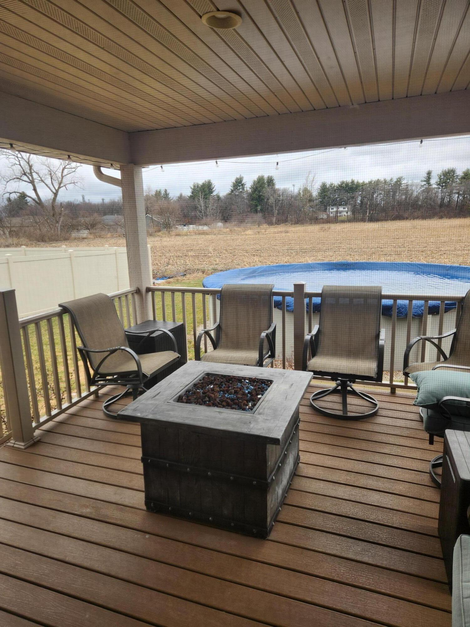 702 19th Street Southeast De Motte, IN 46310 - Photo 9 of 11 a view of roof deck with seating space and city view