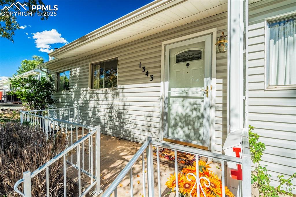1343 Oswego Street Colorado Springs, CO 80904 - Photo 3 of 47 a view of a balcony