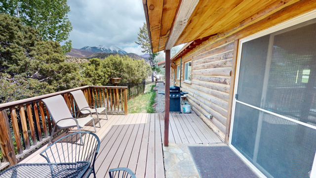 315 Abbey Road Moab, UT 84532 - Photo 38 of 46 Wooden terrace with a mountain view and grilling area