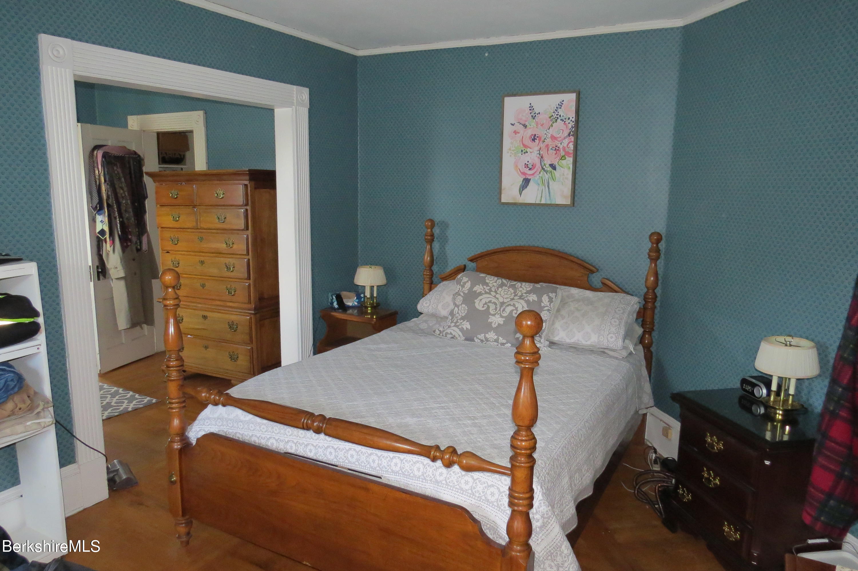 29 Crandall Street Adams, MA 01220 - Photo 25 of 61 a bedroom with a bed and wooden floor