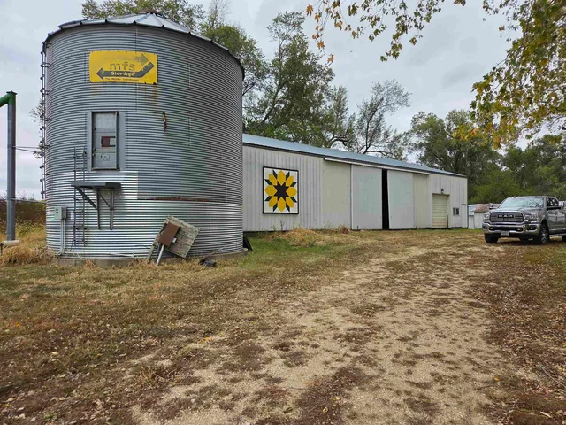 a backyard of a house