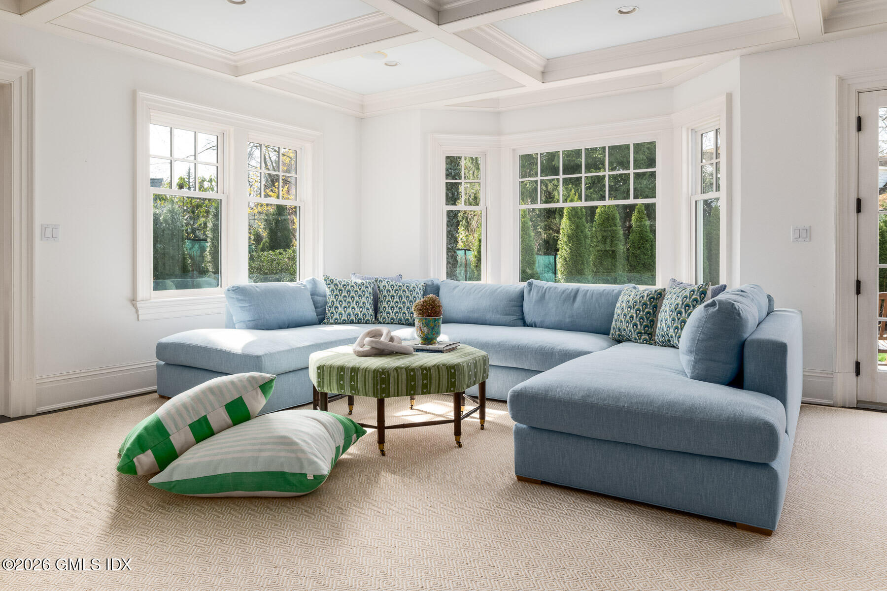 45 Willow Road Riverside, CT 06878 - Photo 12 of 35 a living room with furniture and a large window