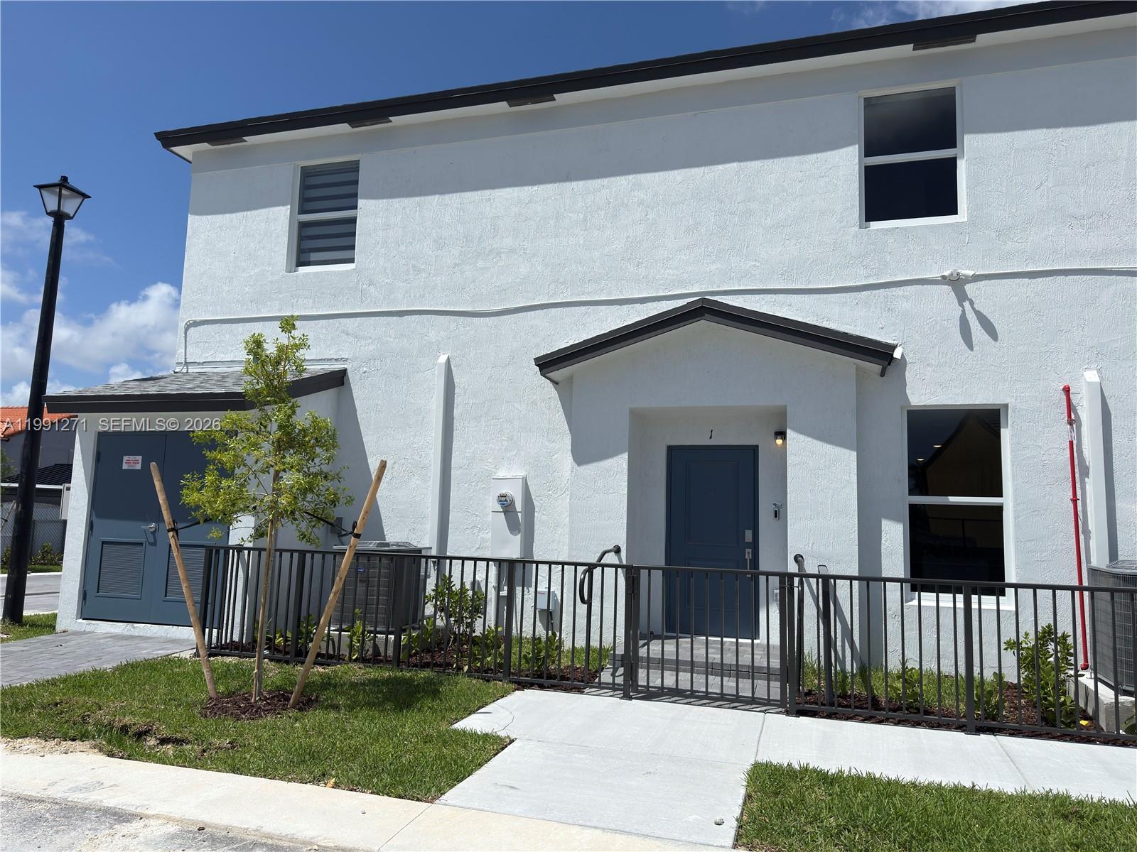 a view of front door