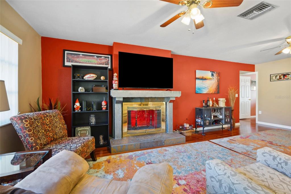 2101 Sunset Point Road, Unit 1102 Clearwater, FL 33765 - Photo 6 of 27 Wood burning fireplace