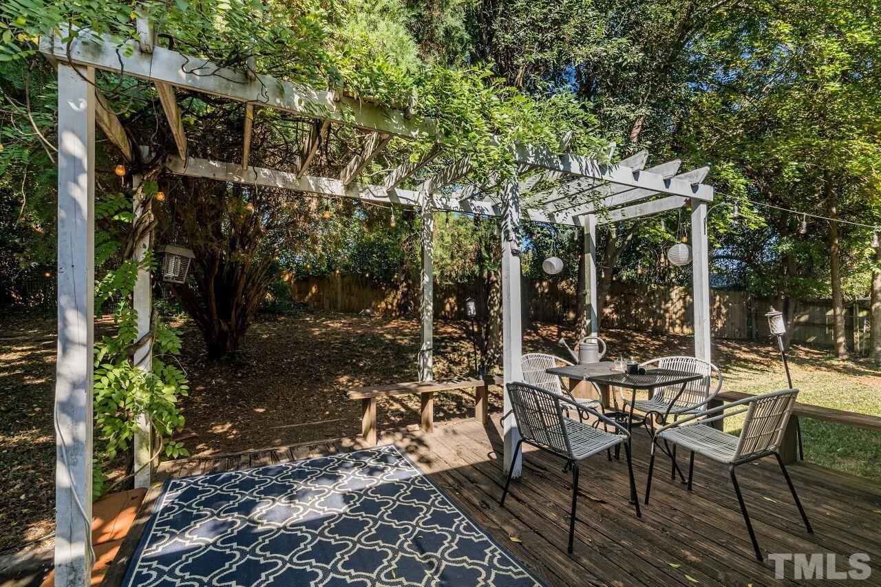 1113 North King Charles Road Raleigh, NC 27610 - Photo 18 of 24 a view of an outdoor space with seating area
