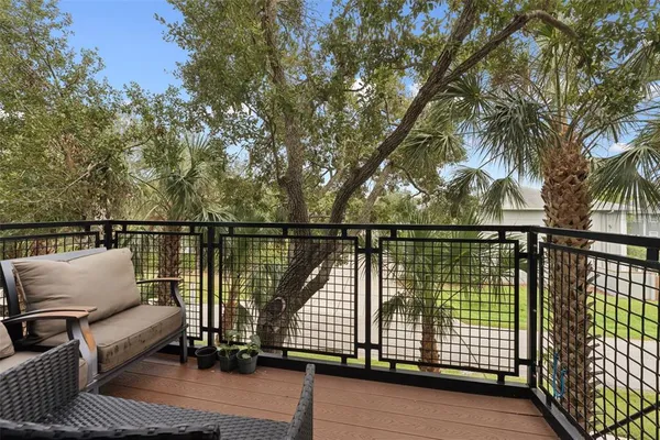 a view of outdoor space with seating area