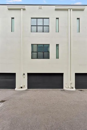 a front view of a building with entryway