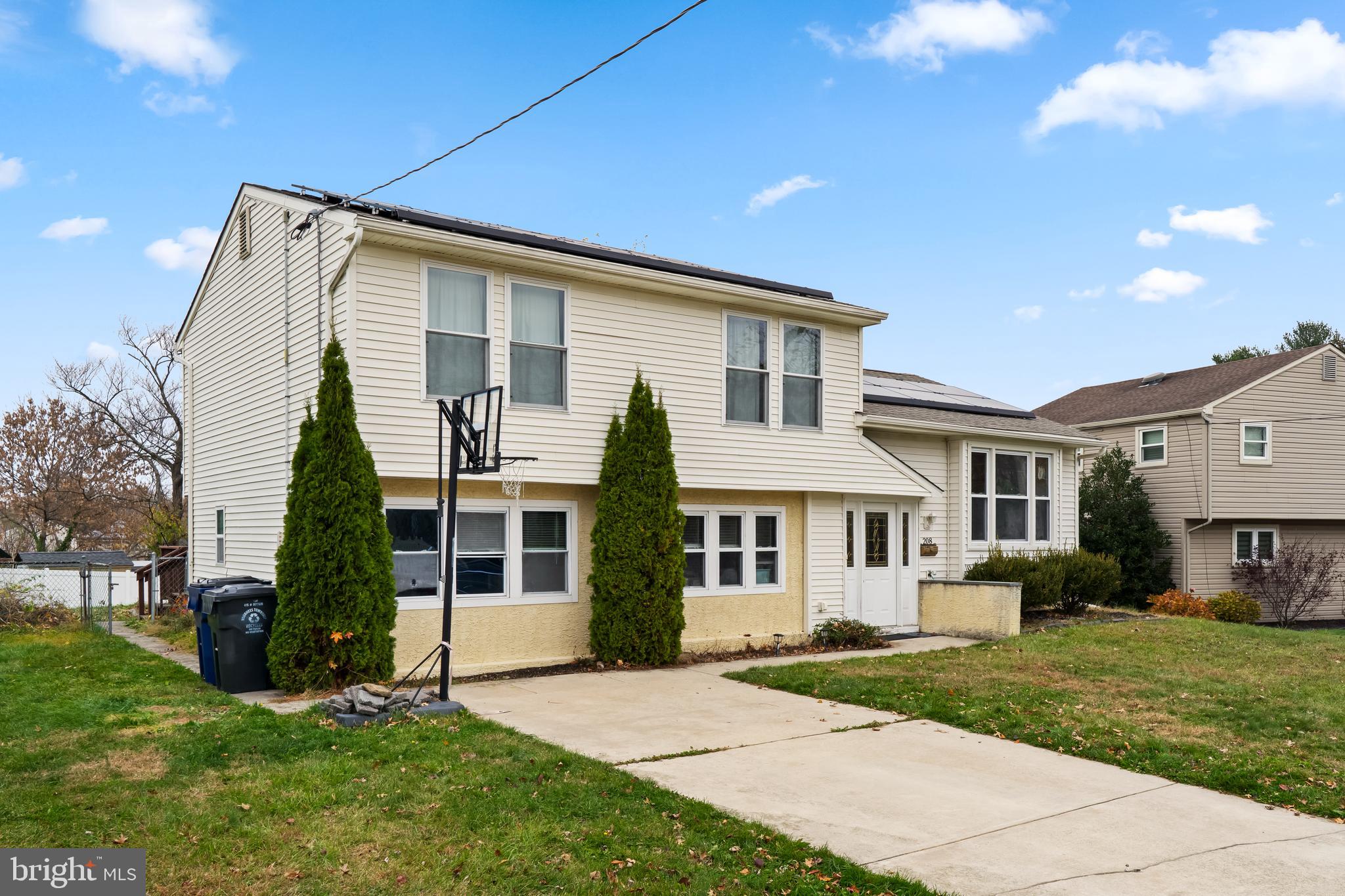 208 Pelham Road South Voorhees, NJ 08043 - Photo 2 of 33 a view of outdoor space yard and front view of a house