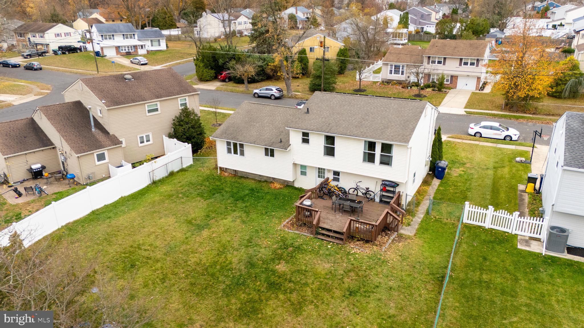 208 Pelham Road South Voorhees, NJ 08043 - Photo 27 of 33 an aerial view of a house with swimming pool and outdoor space