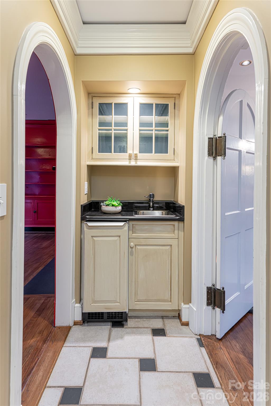 31 Busbee Road Asheville, NC 28803 - Photo 19 of 48 a bathroom with a sink and a mirror