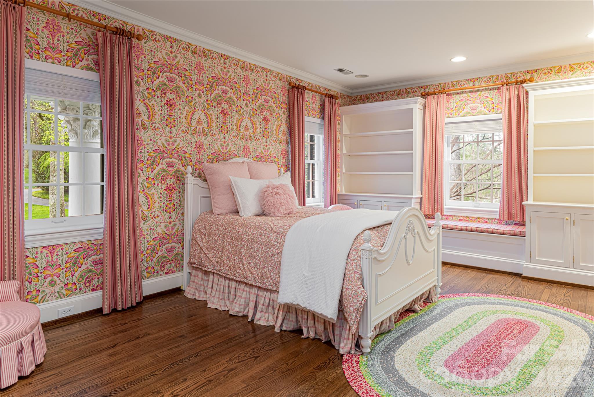 31 Busbee Road Asheville, NC 28803 - Photo 37 of 48 a spacious bedroom with a bed and a window