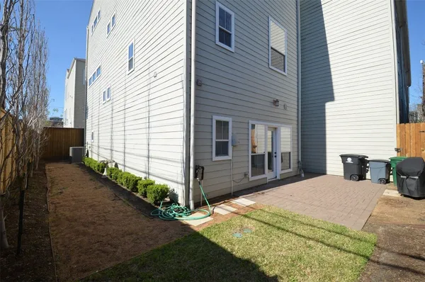 a view of a house with a large space