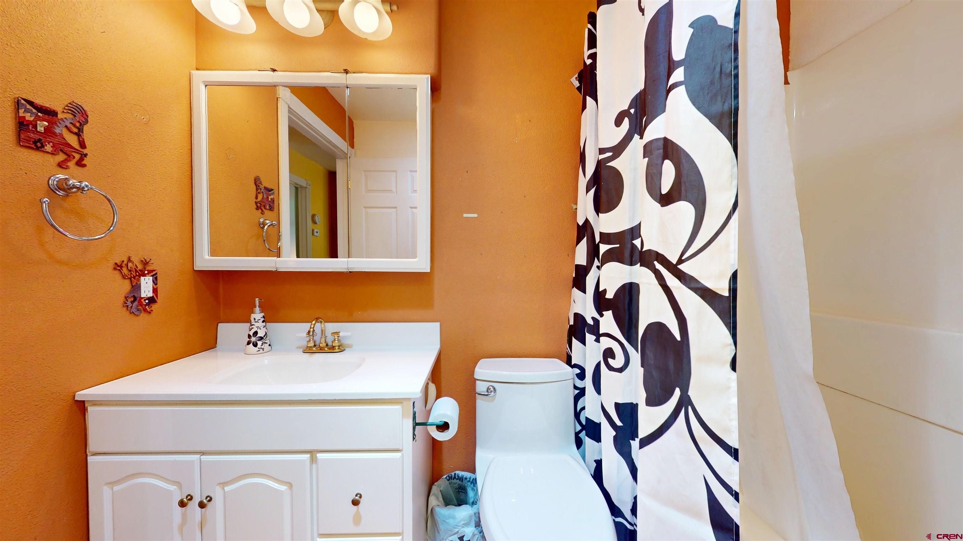 100 Rio Grande Avenue Paonia, CO 81428 - Photo 32 of 45 a bathroom with a sink and a mirror
