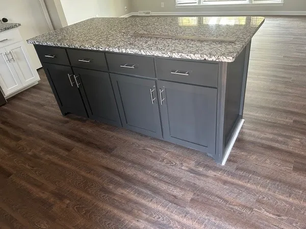 a view of a kitchen