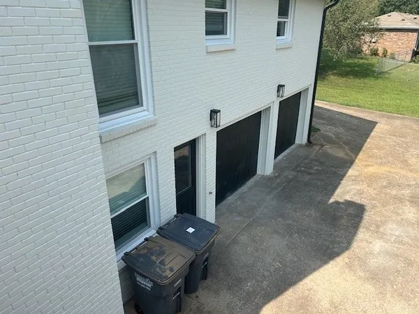 a view of backyard with outdoor space