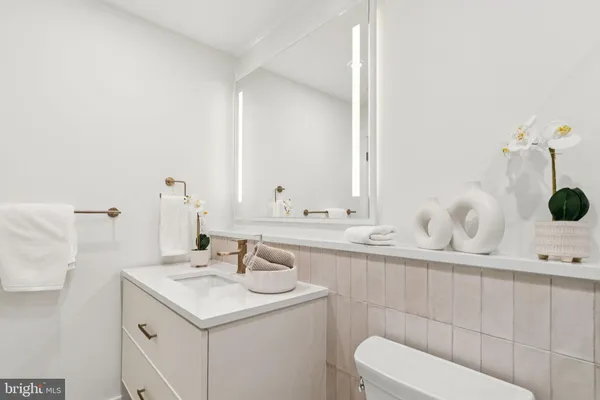a bathroom with a sink and a toilet
