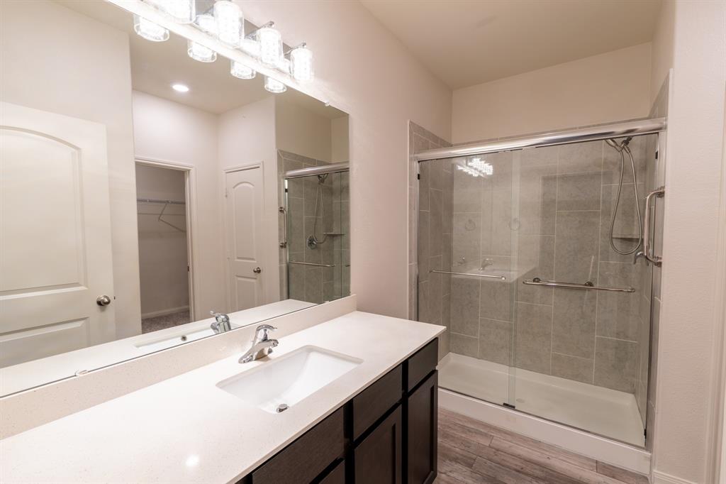 208 Liberty Lane Venus, TX 76084 - Photo 17 of 29 Single Vanity Sink & Walk-in Shower