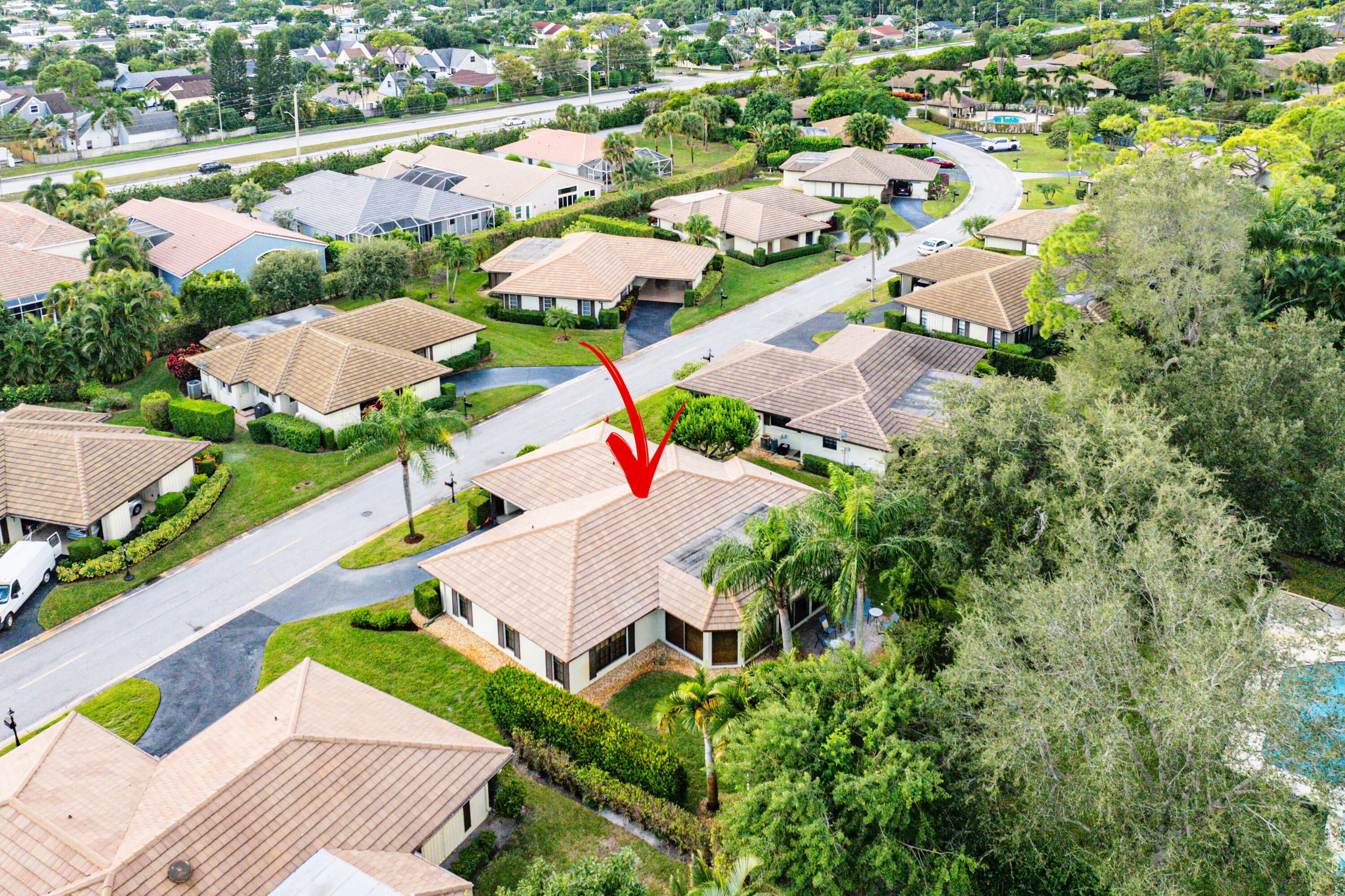 481 Forestview Drive Atlantis, FL 33462 - Photo 53 of 68 an aerial view of residential houses with outdoor space
