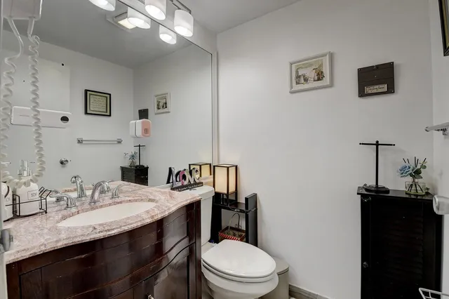 a view of a room that has a window in it