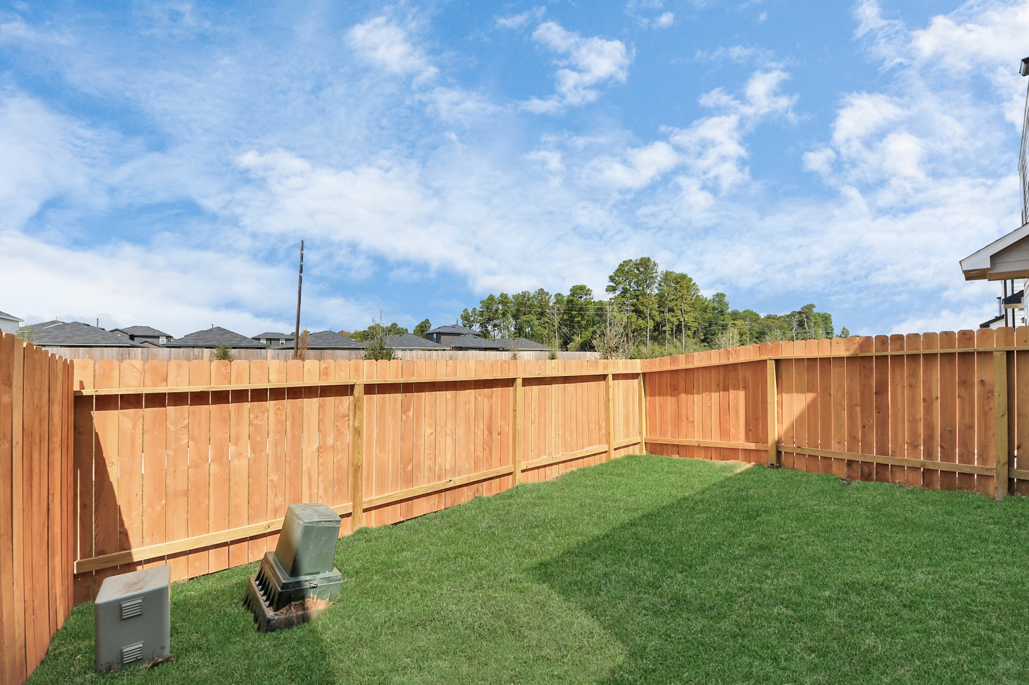 1006 Moon Drop Lane Houston, TX 77090 - Photo 36 of 38 a view of a garden with lake