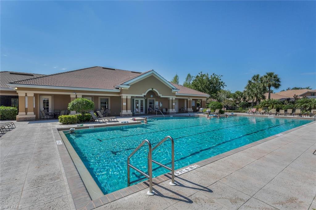 20241 Rookery Drive Estero, FL 33928 - Photo 32 of 33 Pool with a patio area and french doors