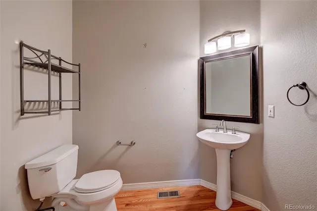 wooden floor in an empty room