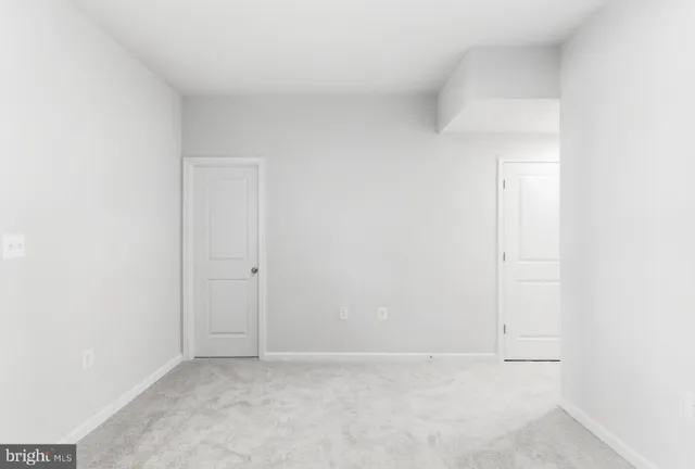 a view of an empty room
