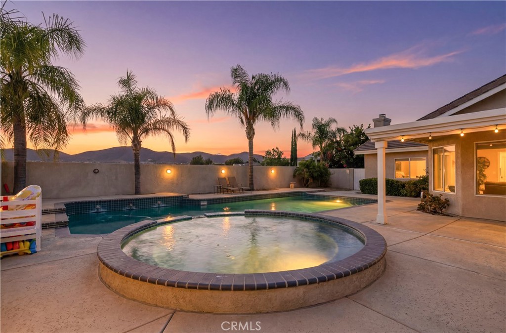 29739 Berea Road Menifee, CA 92584 - Photo 3 of 25 a view of swimming pool with outdoor seating
