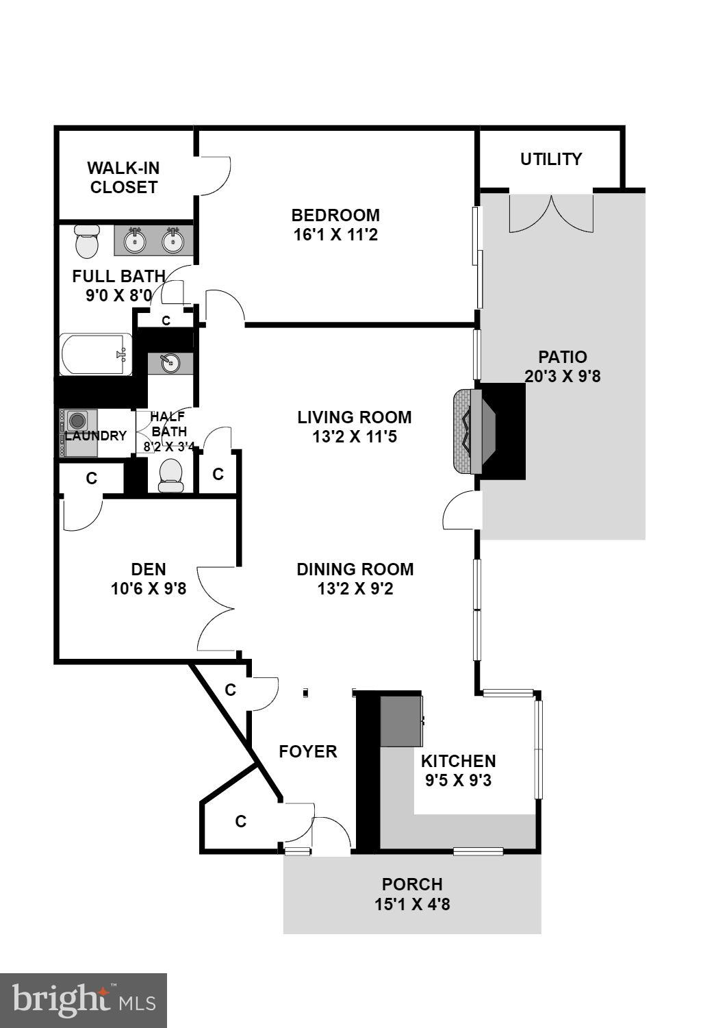 1515 Church Hill Place Reston, VA 20194 - Photo 28 of 28 Main Level Floorplan