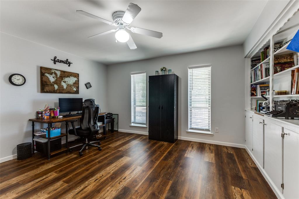 917 Marlow Road Bells, TX 75414 - Photo 35 of 40 a view of a workspace with furniture and a window