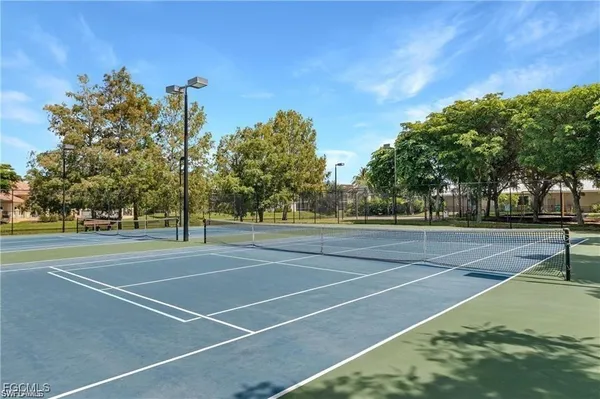 a view of a tennis court