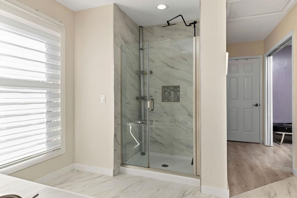 1368 Bluewater Road Harrisonburg, VA 22801 - Photo 25 of 52 a bathroom with a shower and a sink